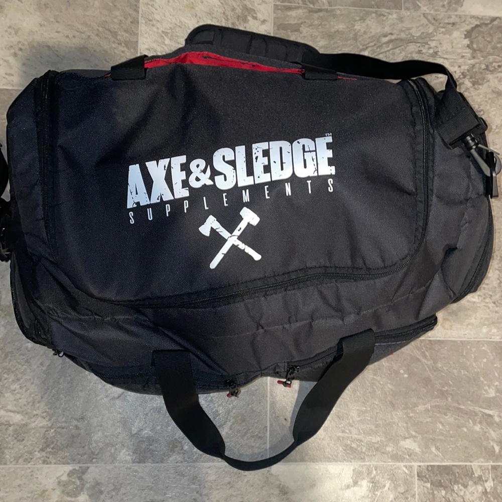 Axe and Aledge Supplements Gym Bag